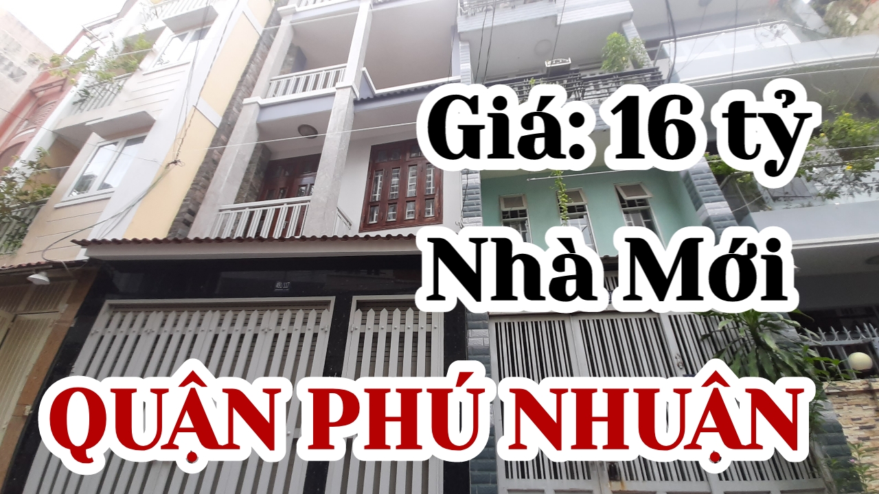 Bán nhà Huỳnh Văn Bánh. quận phú nhuận.DT 5m x 17m. Giá 16 Tỷ